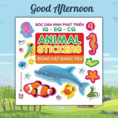 Bóc dán hình Động vật đáng yêu - Animal Stickers Tập 4
