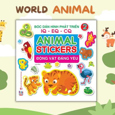 Bóc dán hình Động vật đáng yêu - Animal Stickers Tập 2