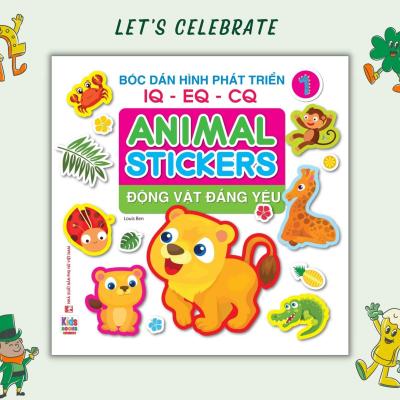 Bóc dán hình Động vật đáng yêu - Animal Stickers Tập 1
